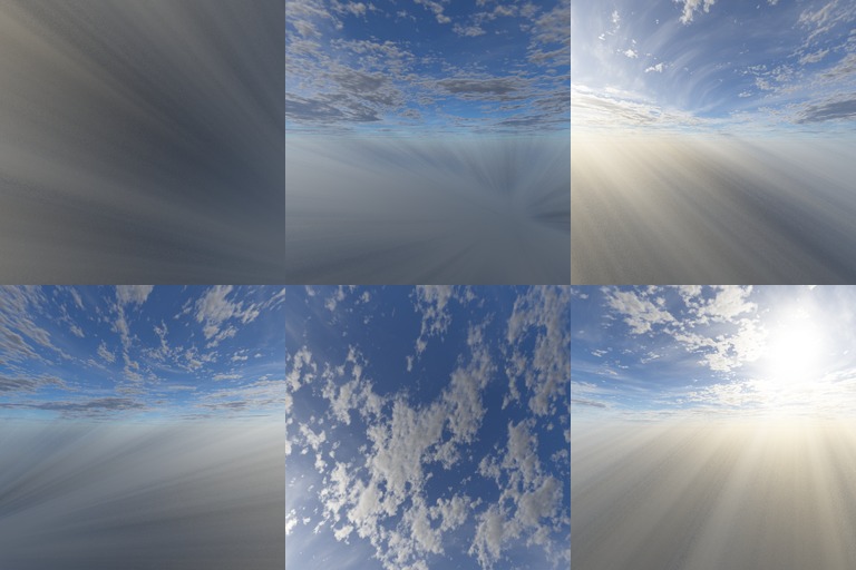 skybox clouds opengameart