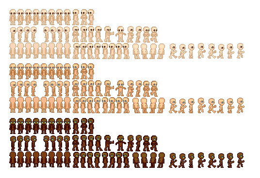 32-pixel Human Sprites | OpenGameArt.org