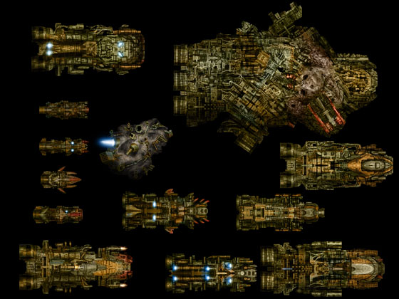 Spaceships top-down | OpenGameArt.org