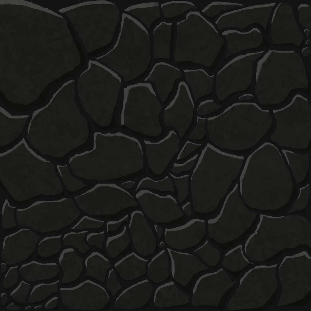 Simple Hand Painted Rock Texture Stonetexturelowdetail Dark Png