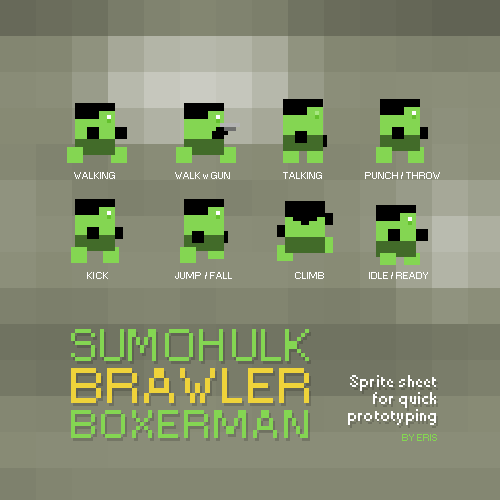 Sprite sheet - sidescoller cycles | OpenGameArt.org