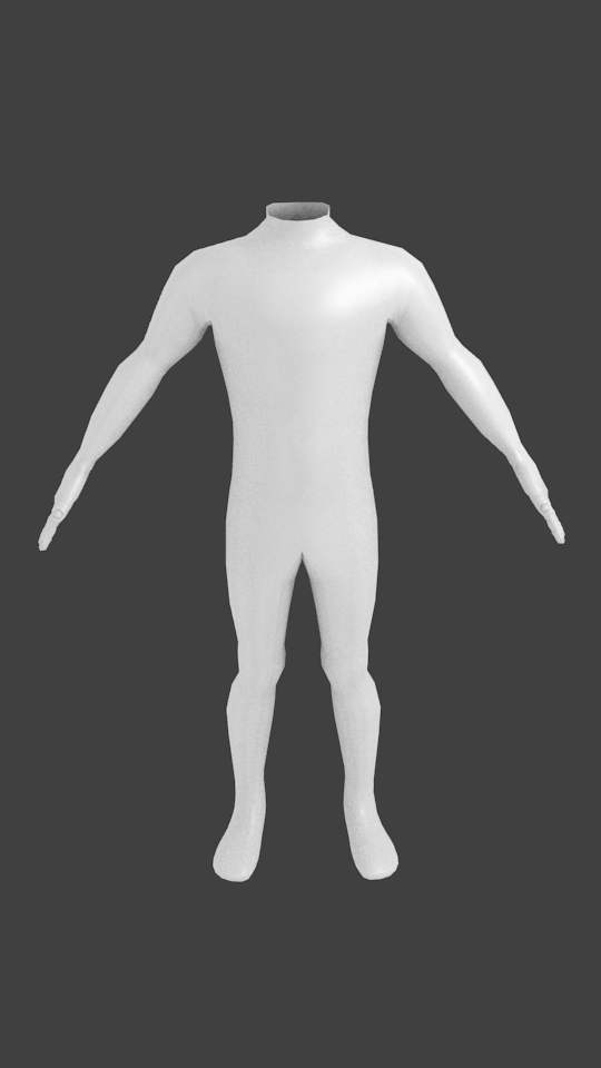 Male Base Mesh (No head) | OpenGameArt.org