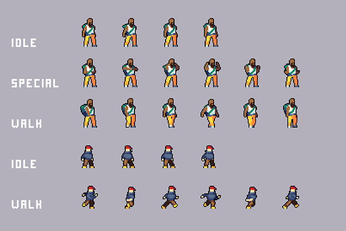 Residents of the City Pixel Art Sprite sheets | OpenGameArt.org