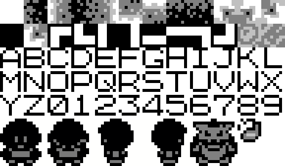 8x8 Game Boy Tiles and Sprites | OpenGameArt.org