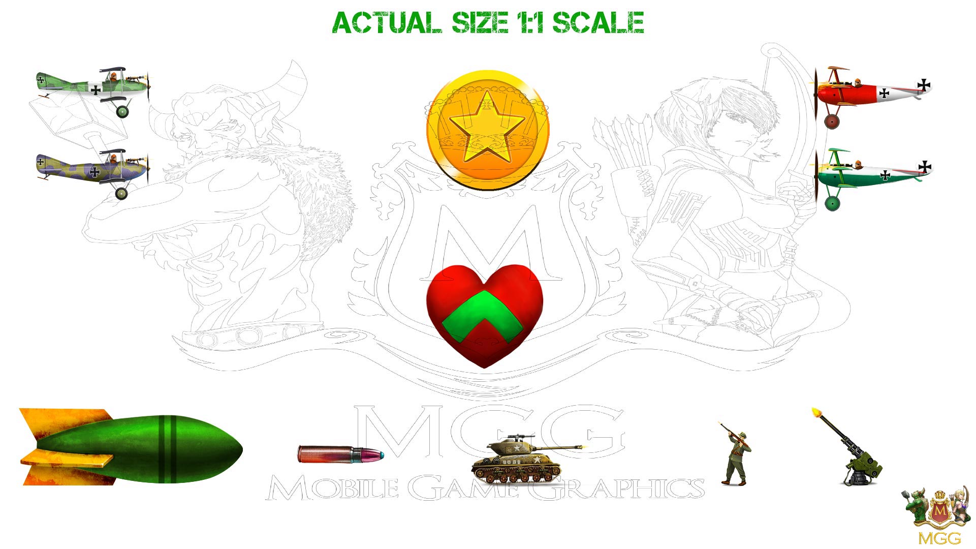 Free 2D Battle Tank Game Assets 