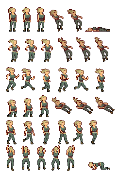 Clio Character Animated Sprites | OpenGameArt.org