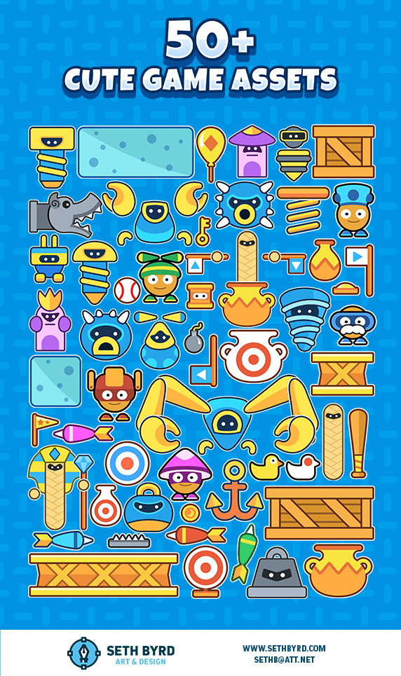 Cute Characters Monsters And Game Assets Opengameart Org