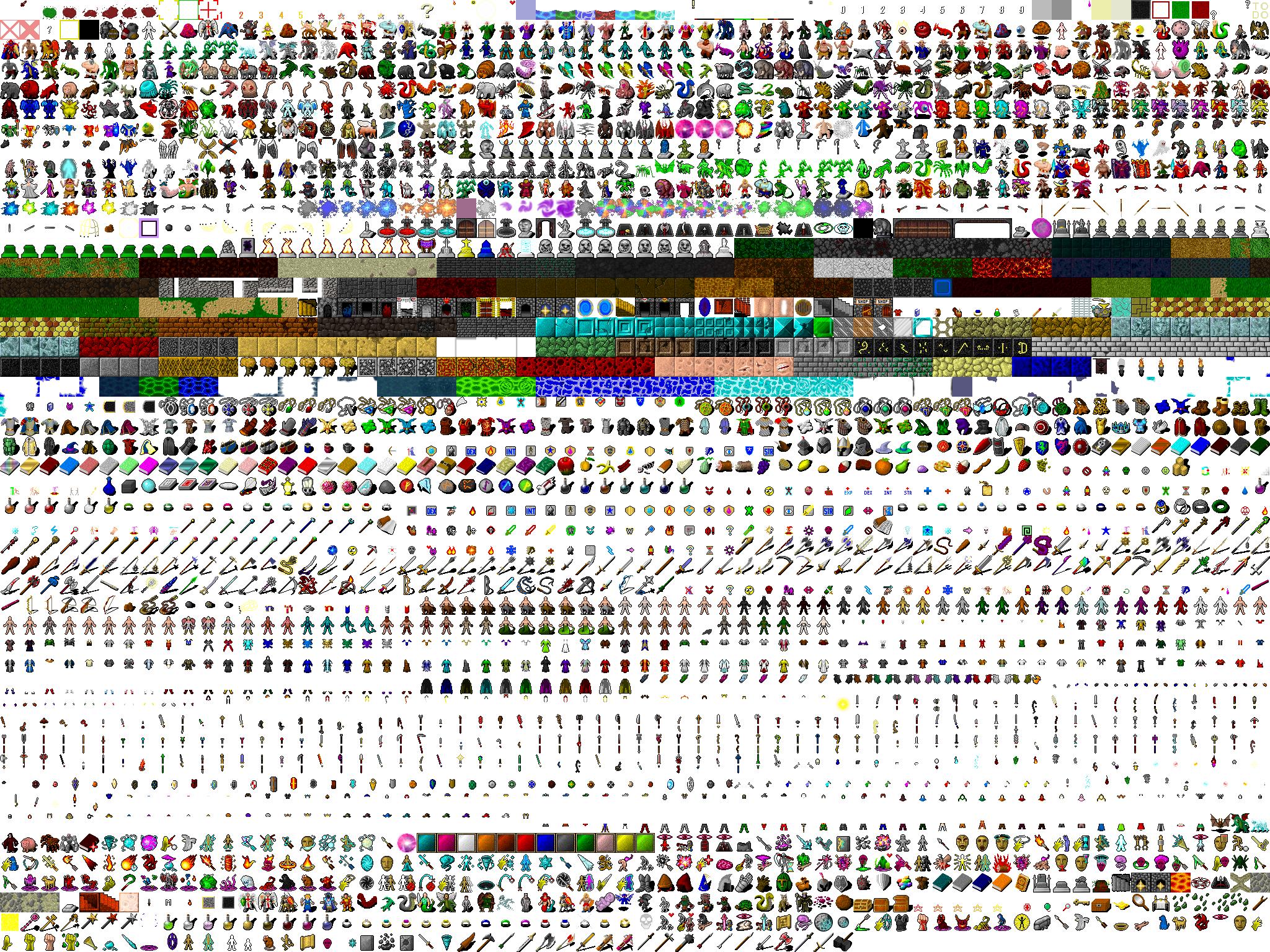 Things for RPG Game 32x32 Pixel Art 