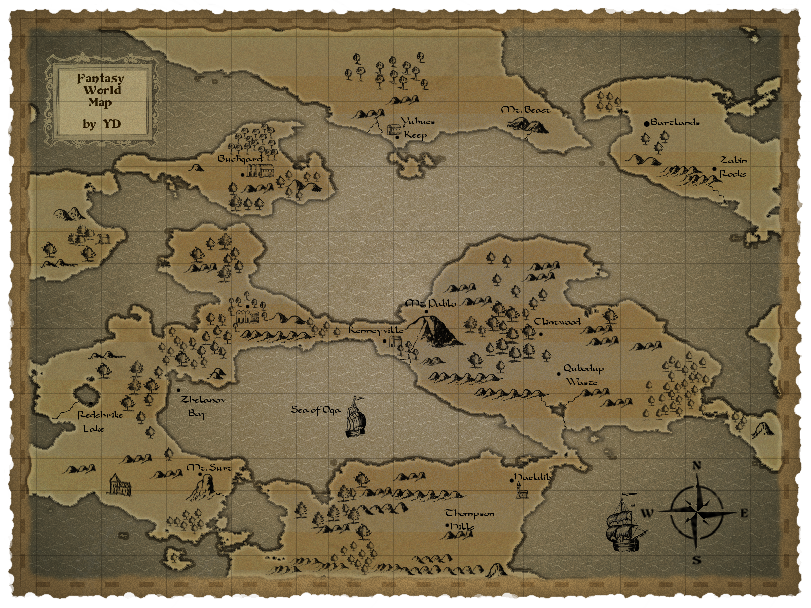 Fantasy World Map | OpenGameArt.org