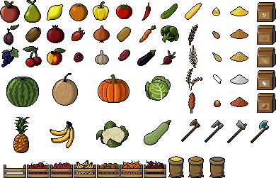 Farming Pixel Art Pack by Free Game Assets (GUI, Sprite, Tilesets)