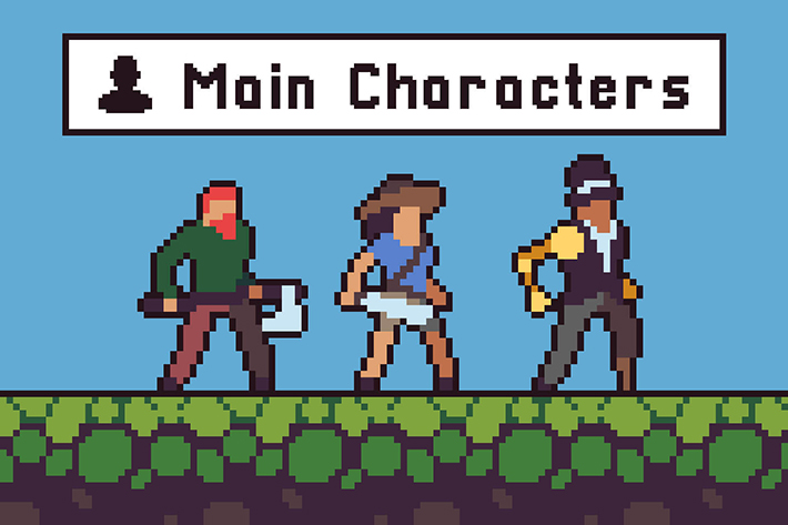 3 Character Sprite Sheets 