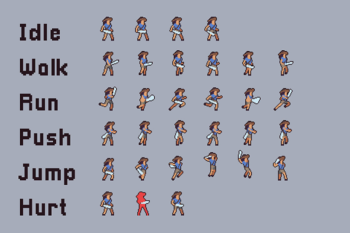 3 Character Sprite Sheets | OpenGameArt.org