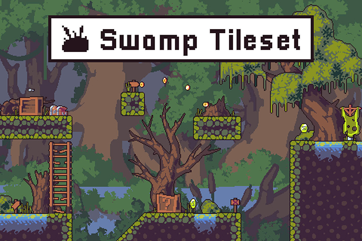 Swamp 2d Tileset Pixel Art Opengameart Org