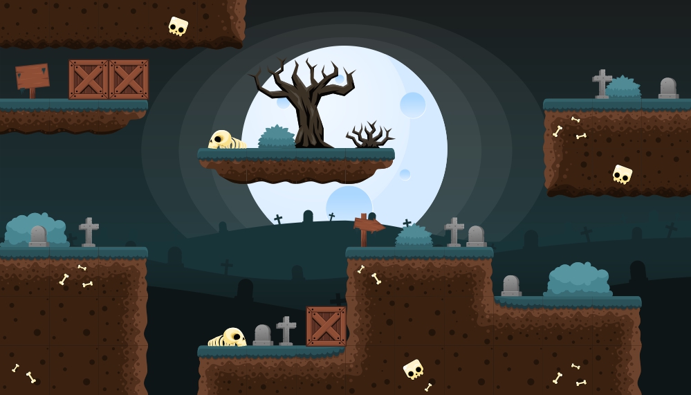 Free Platform Game Assets, 2D Environments