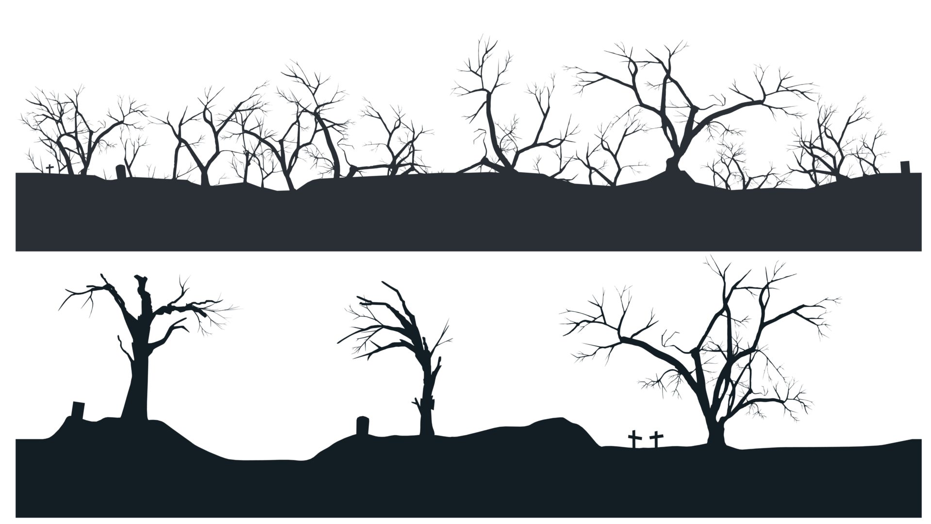 Seamless 2D Graveyard Background | OpenGameArt.org