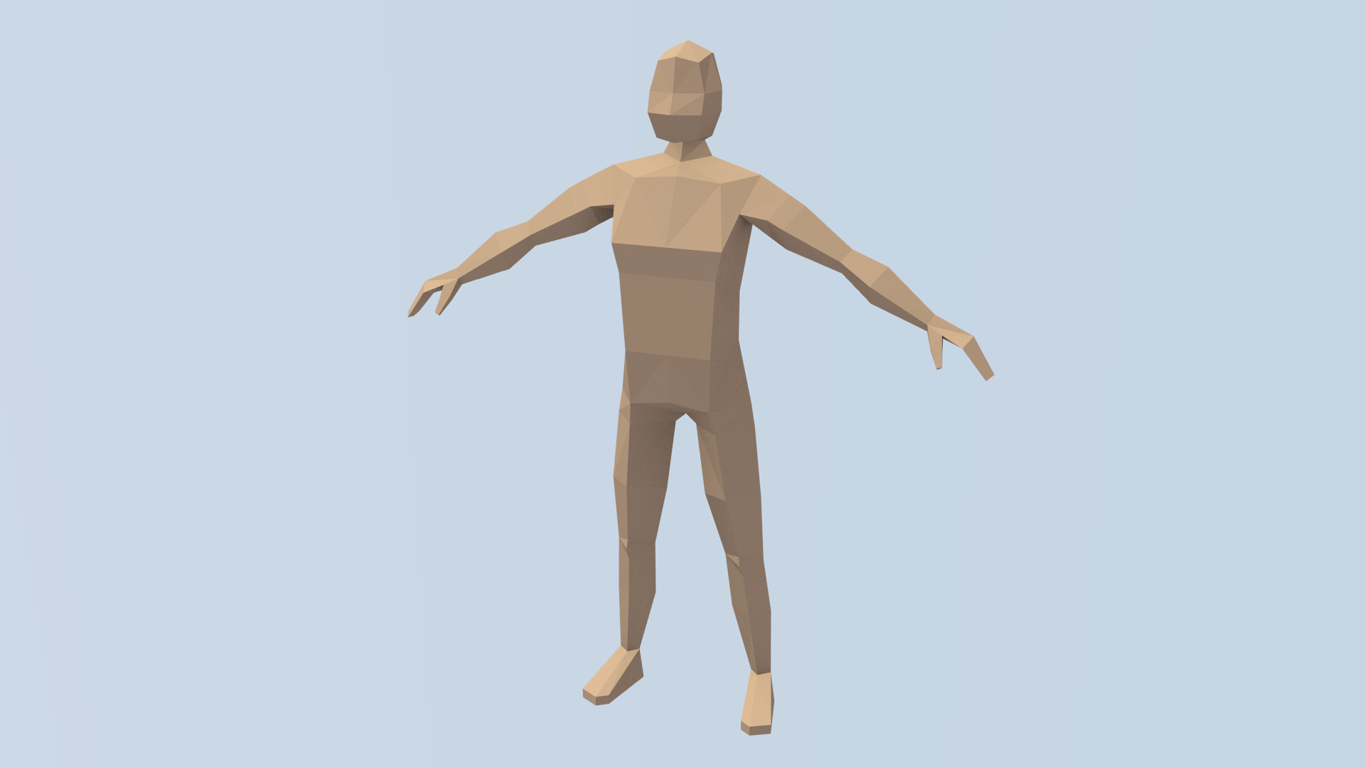 Low Poly character basemesh | OpenGameArt.org