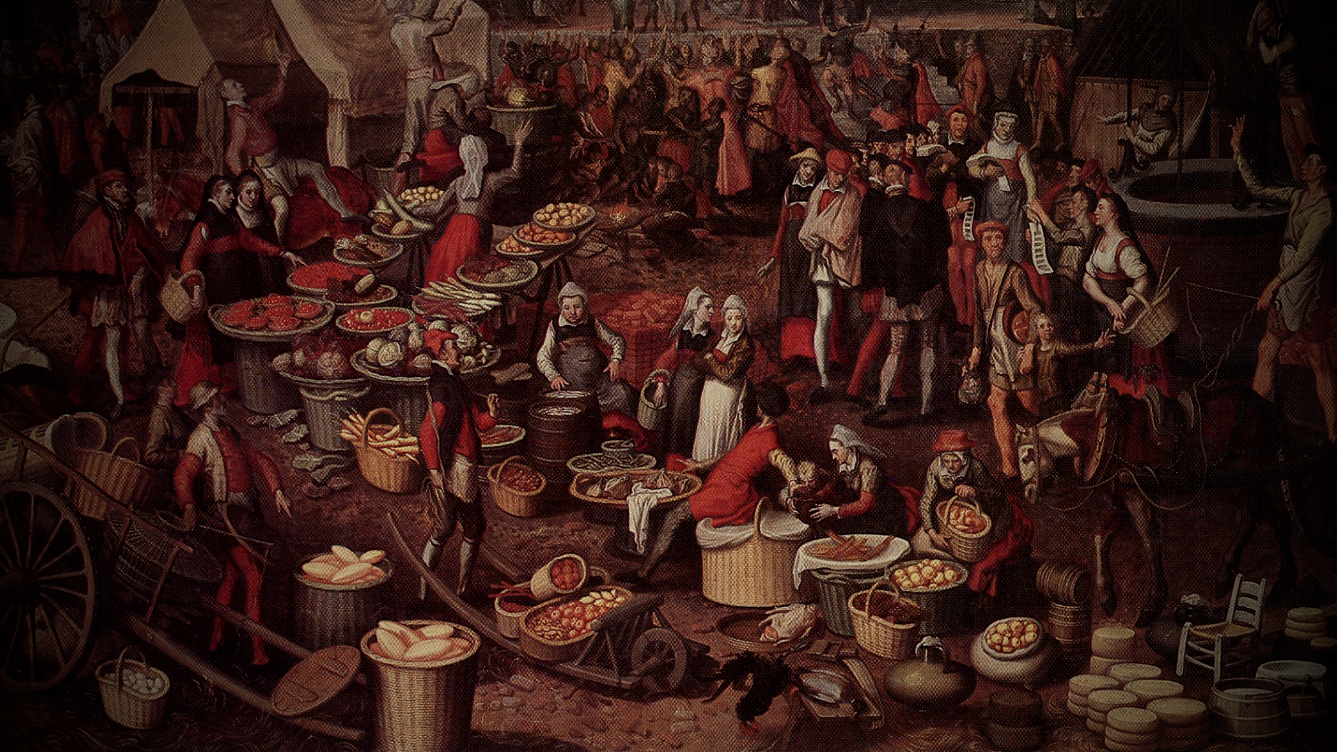 Рисунок на тему торговля в средние века