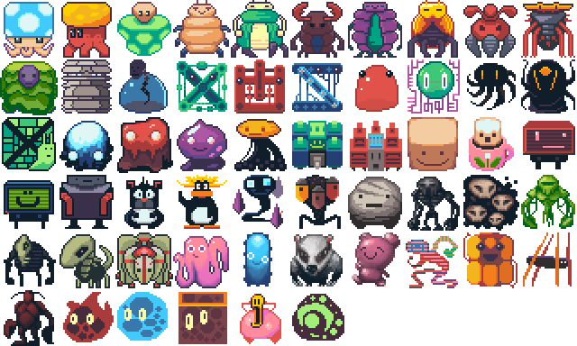 OC] Some more 32x32 characters : PixelArt