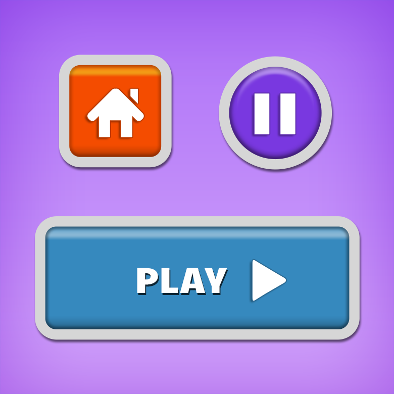 Mobile Game Gui Buttons Opengameart Org