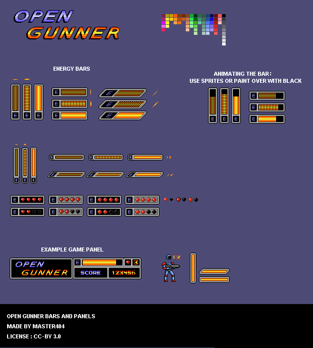 Open Gunner Starter Kit OpenGameArt org