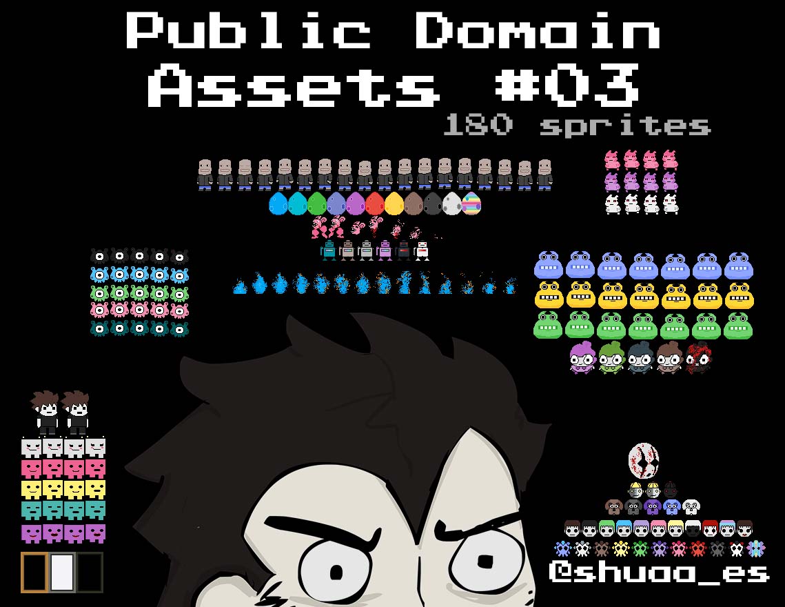 20,000 free (public domain) game assets!