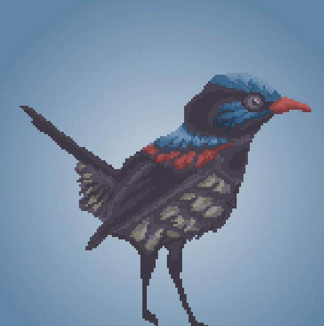 64x64 Pixel Art: Pixel Bird | OpenGameArt.org