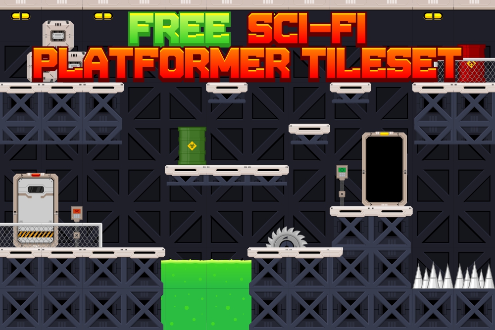 Free Sci-fi Platformer Game Tileset | OpenGameArt.org