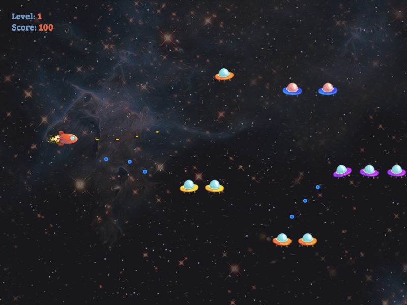 Simple Shoot-'em-Up Sprites: Spaceship, Starscape, UFO | OpenGameArt.org