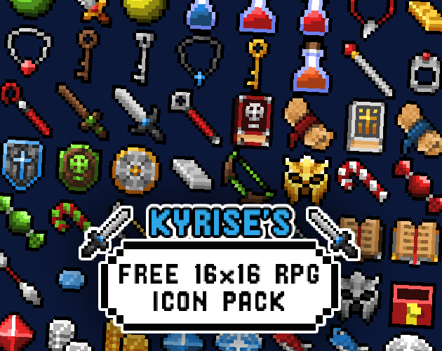 Epic RPG icon Pack, Game Assets