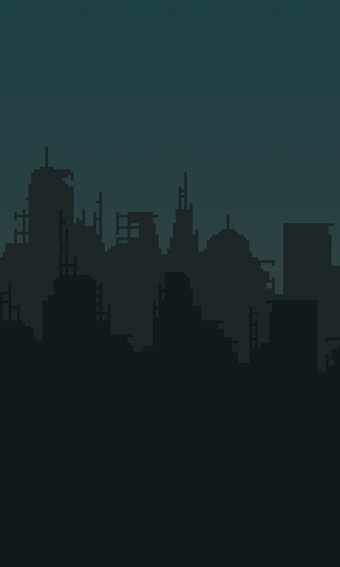 16 bit city background