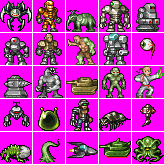 Free Sci-Fi Antagonists Pixel Character Pack 