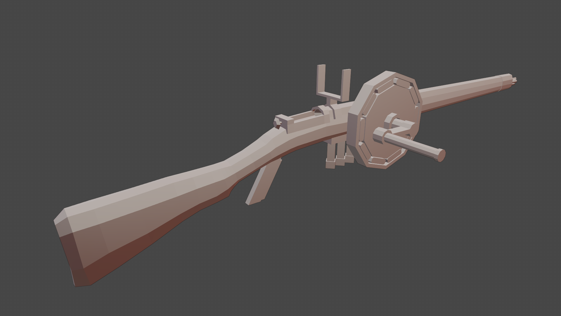 Low guns. Low Poly 3d models Gun. Низкополигональная пушка. 3д модель оружия.