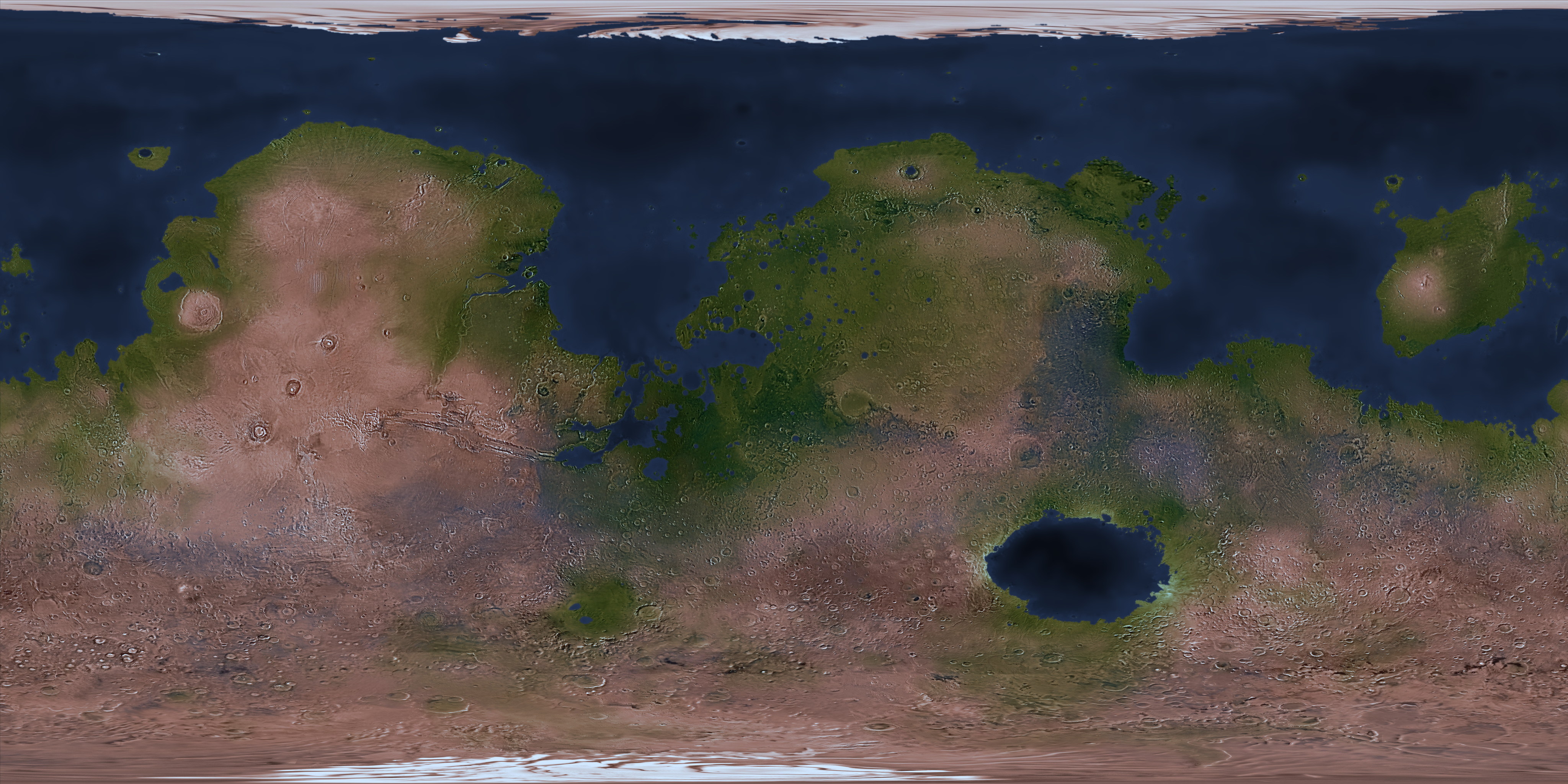 Terraformed Mars Texture