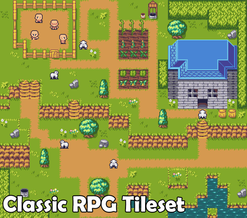 Classic RPG Tileset | OpenGameArt.org