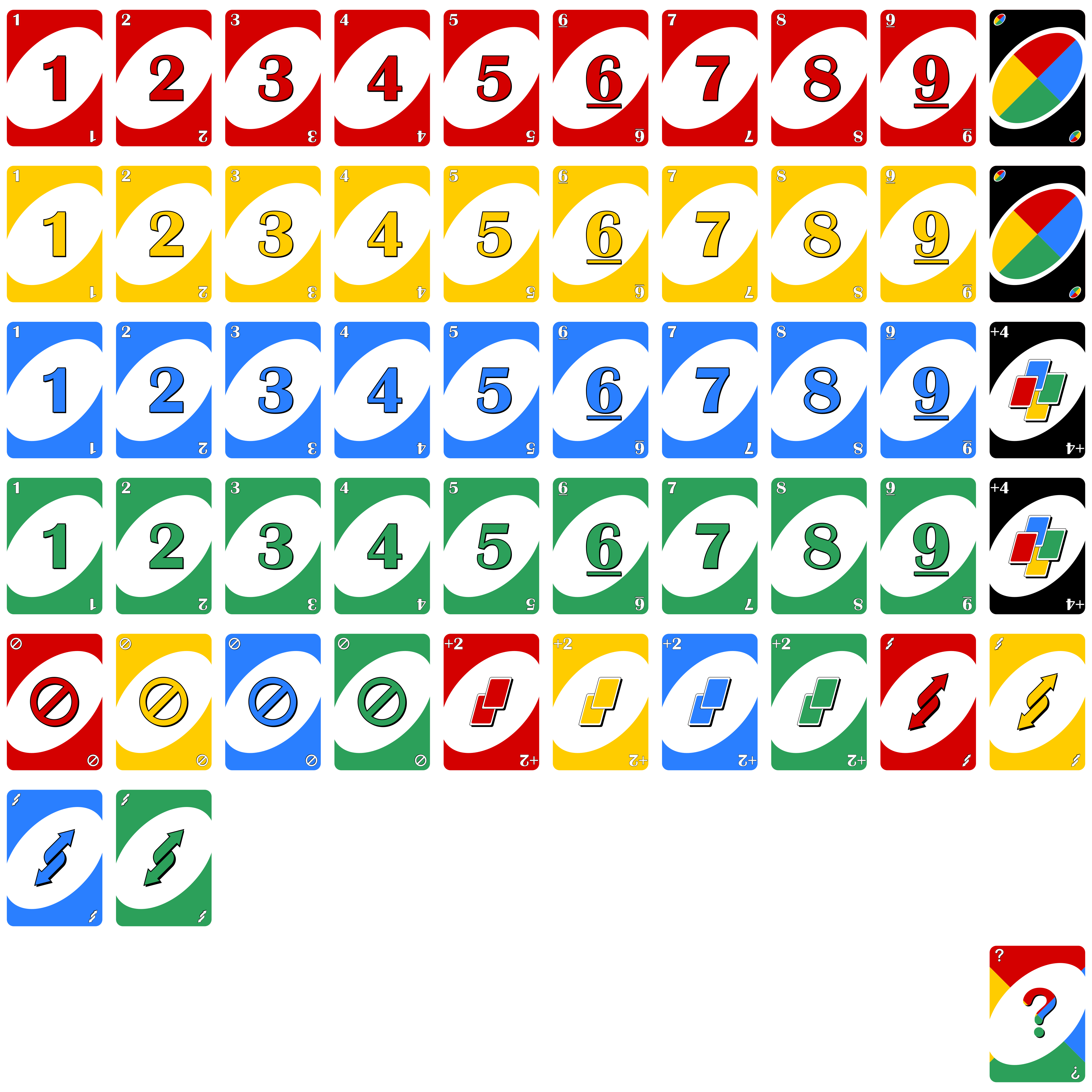 Uno Cards Free Printable