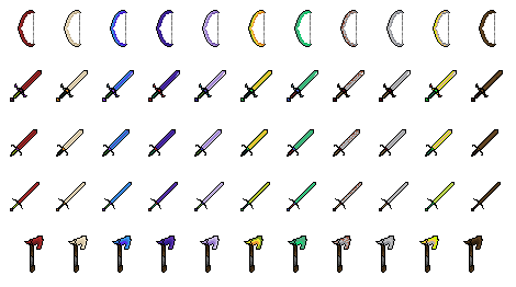 Weapon Sprites | OpenGameArt.org