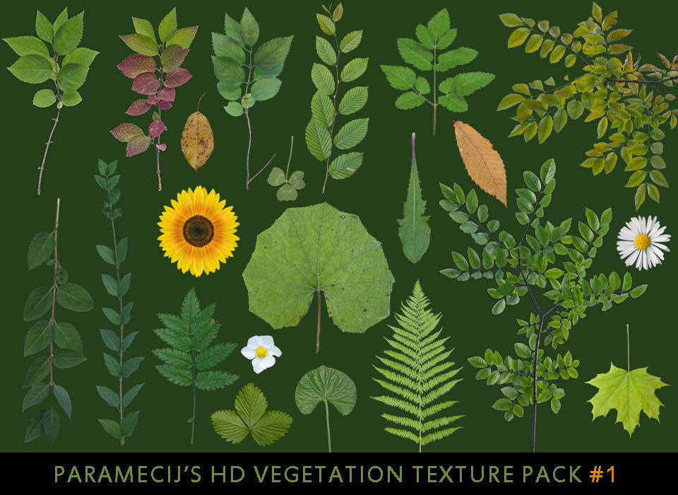 paramecij's vegetation base texture pack | OpenGameArt.org