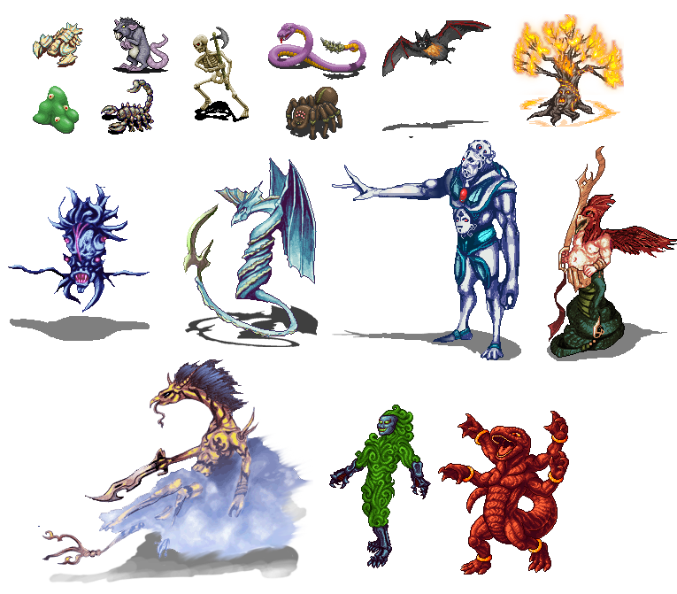 2D RPG Enemy Set | OpenGameArt.org