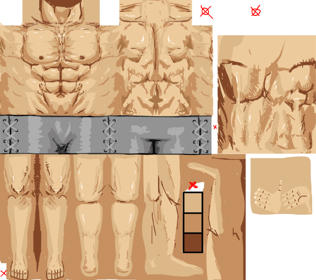 Muscle Body For Game - Roblox