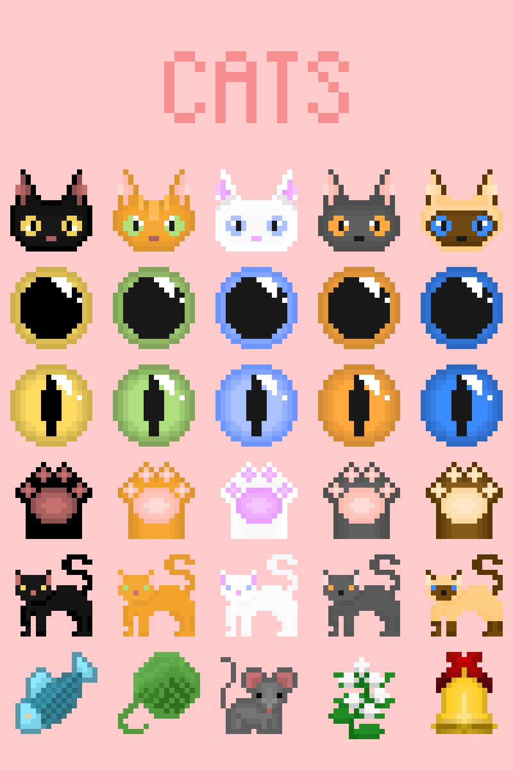 Pixel Art Ideas Cats