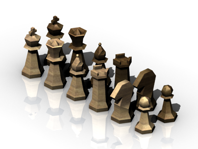 Chess board & pieces - Download Free 3D model by sso_aco