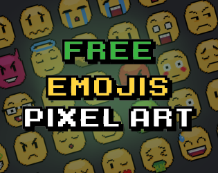 Emojis in pixel art | OpenGameArt.org