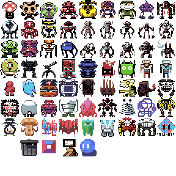 32x32 pixel art of an alien rpg character