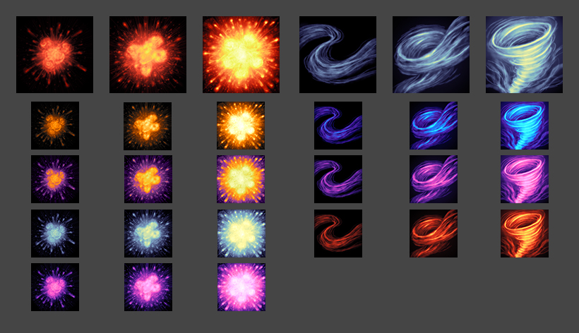 Painterly Spell Icons part 3 | OpenGameArt.org