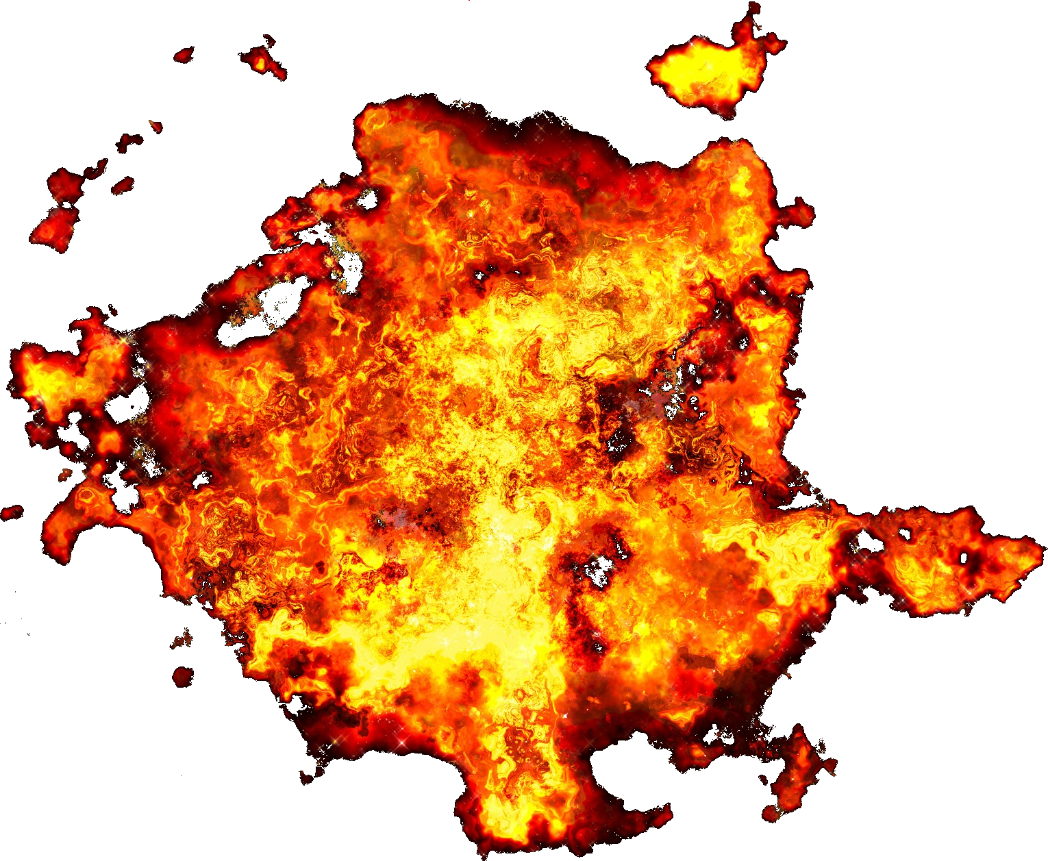 exploding fire