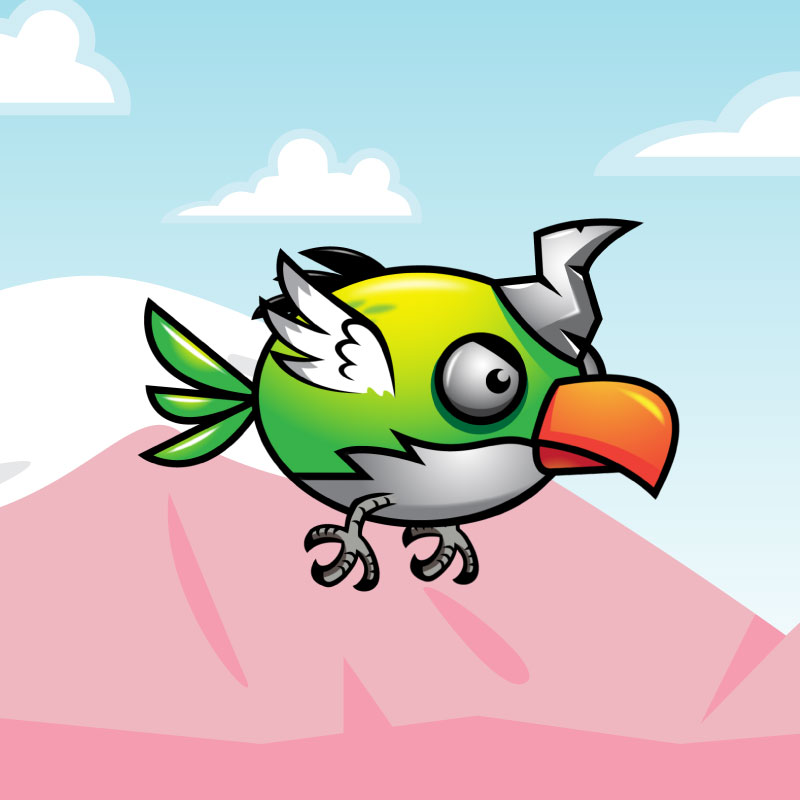 Flappy bird - Horned Green Sprite | OpenGameArt.org