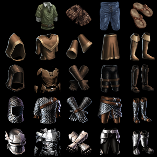 fantasy cloth armor