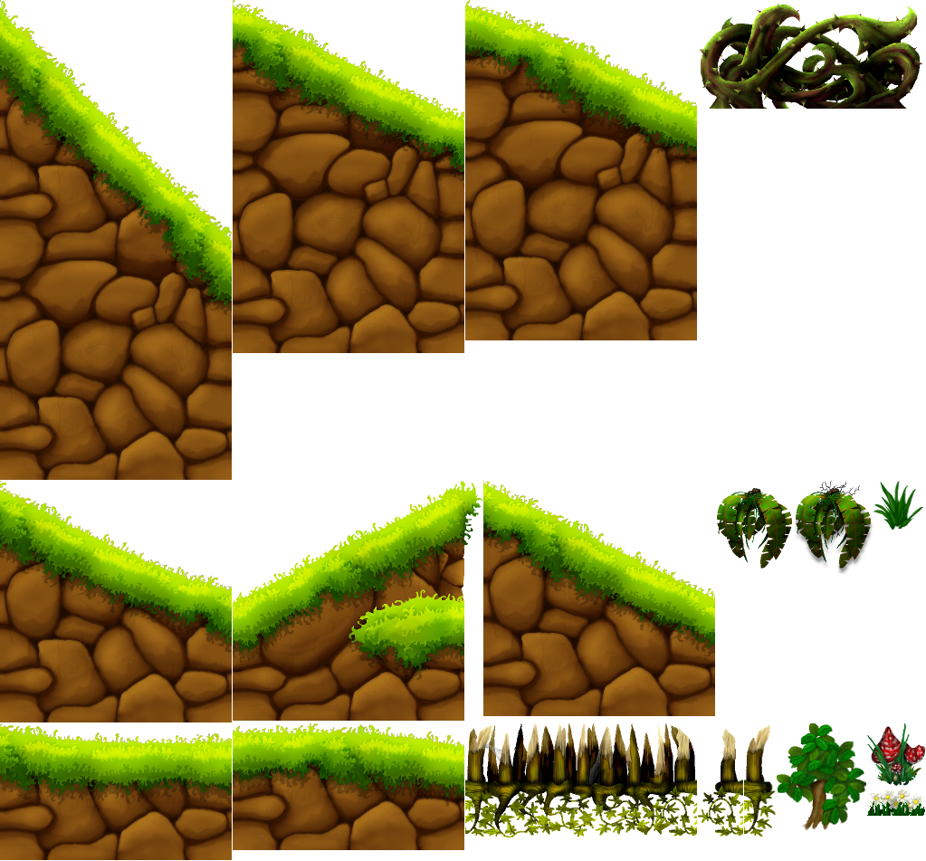 Forest themed sprites | OpenGameArt.org