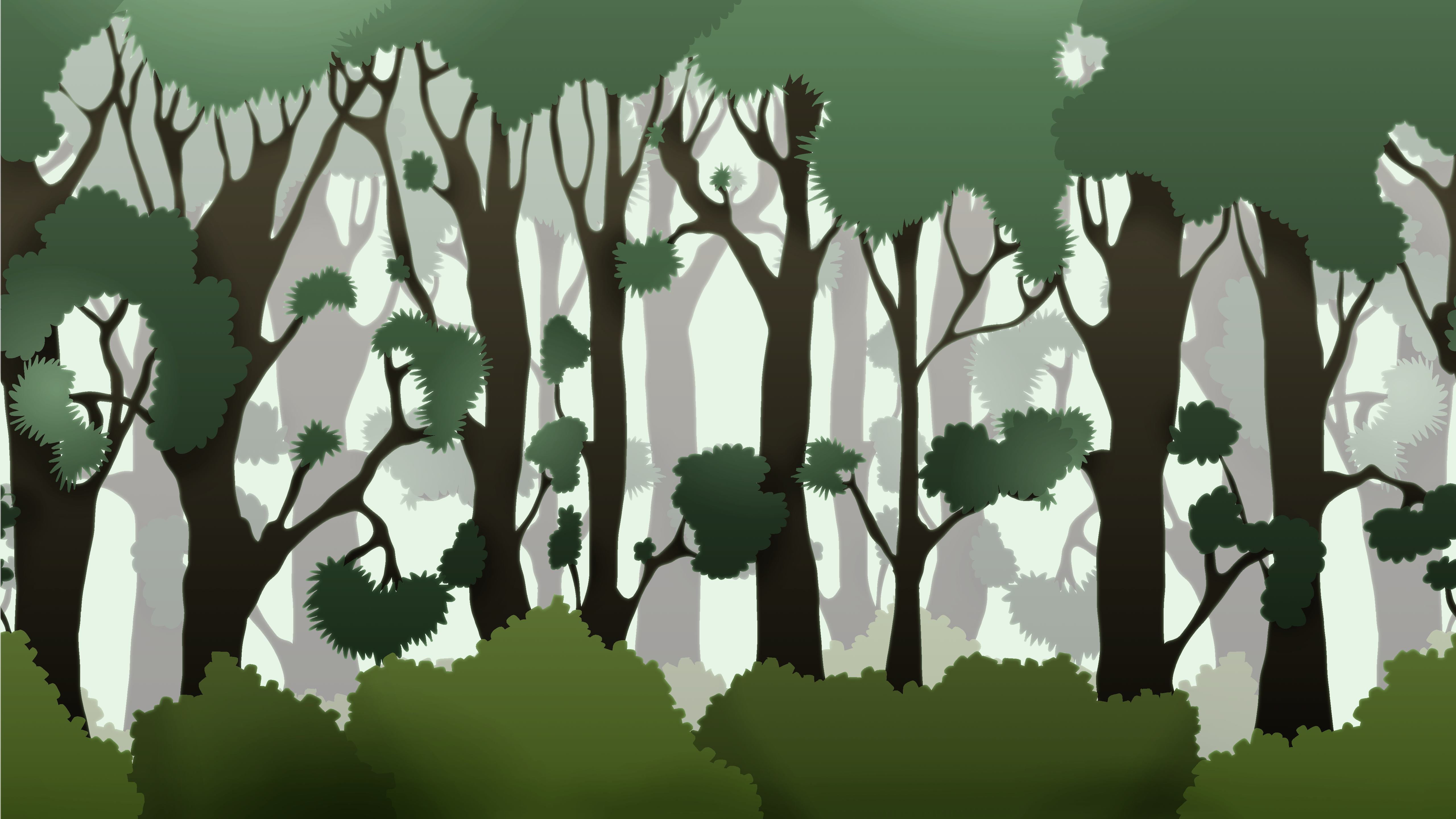 2d forest background