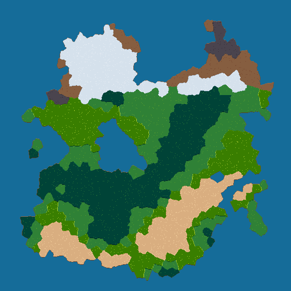 Rasterization of the map